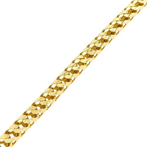 4MM Solid Plain Franco Bracelet — detail 2