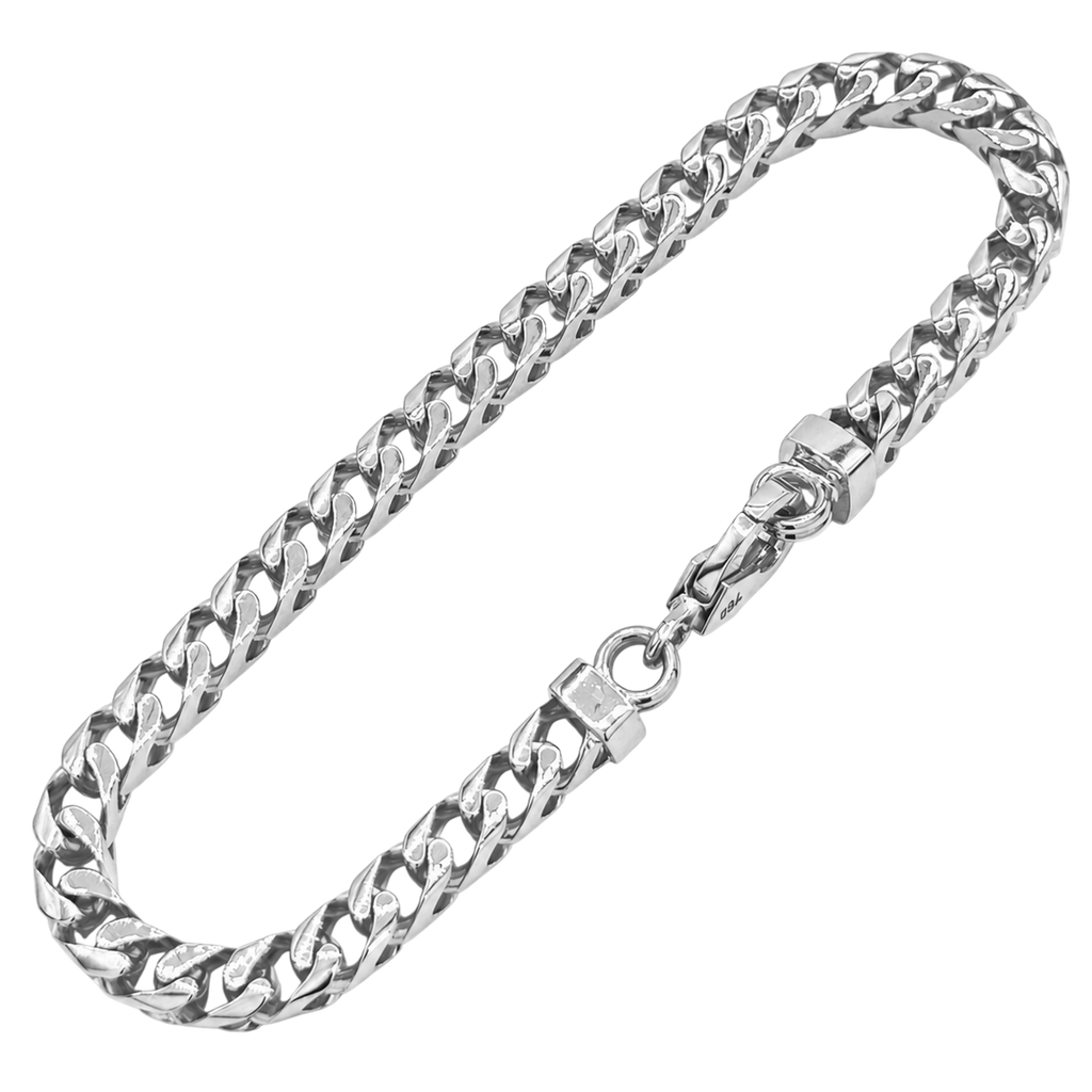 4MM Solid Plain Franco Bracelet — detail 3