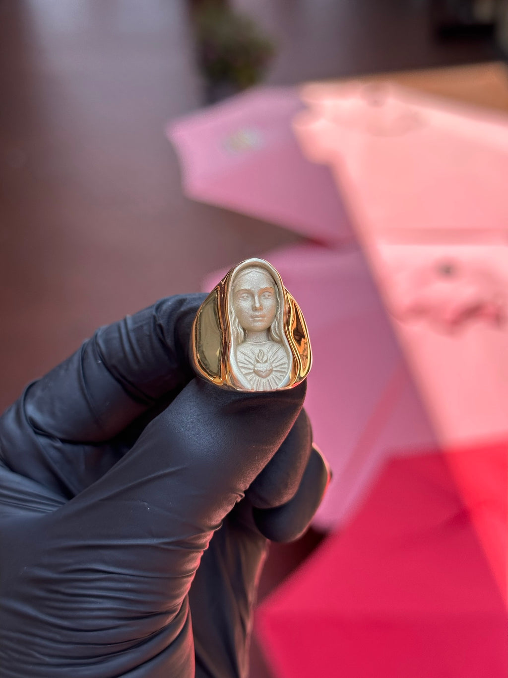 Immaculate Heart of Virgin Mary Ring