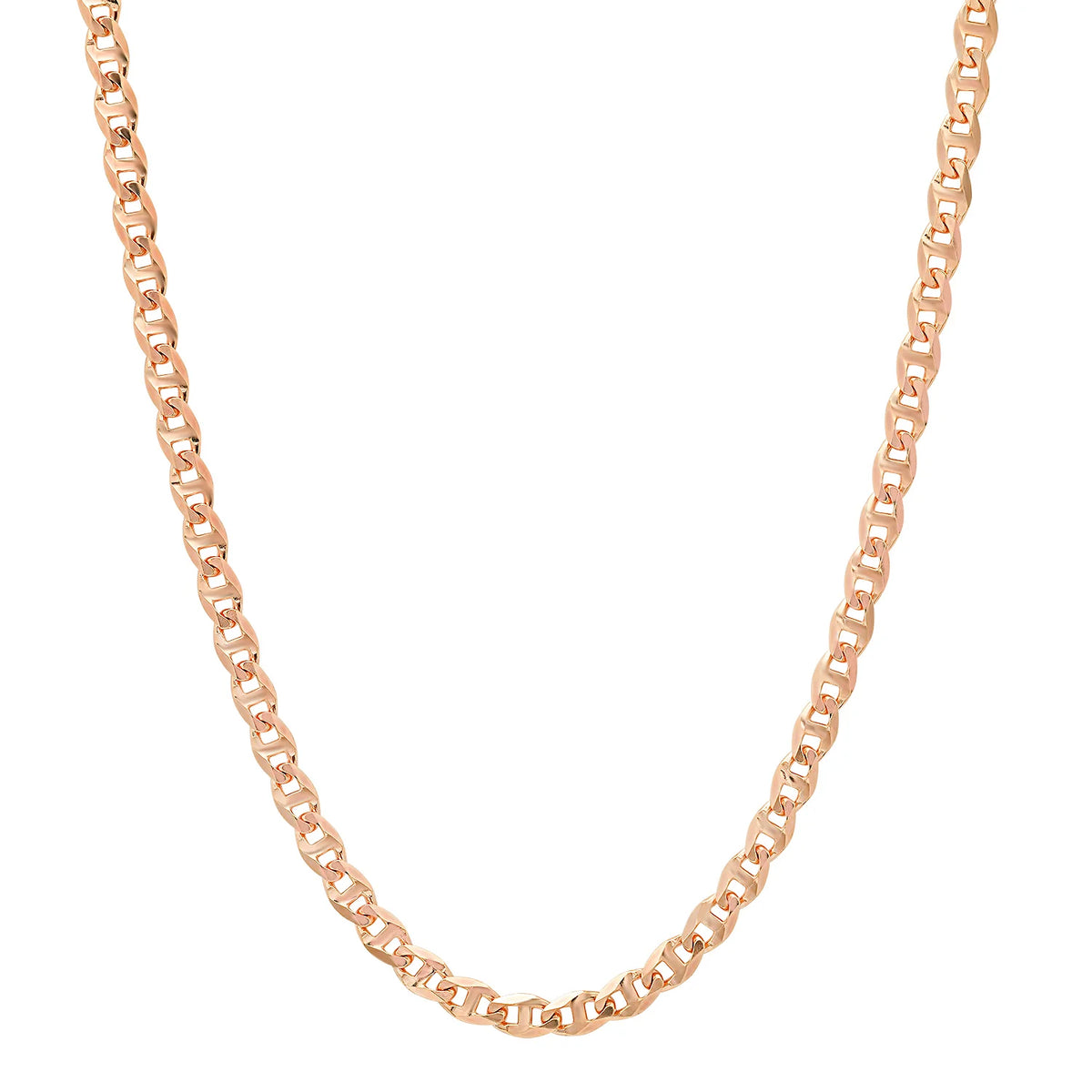 4MM Solid Diamond-Cut Mariner Chain