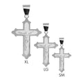 Silver 925 High Polished New Coptic Cross Pendant - BSP00006