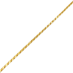 1.7MM Semi-Hollow Bullet Link Bracelet — detail 2