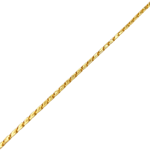 1.7MM Semi-Hollow Bullet Link Bracelet — detail 2