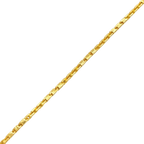 1.8MM Semi-Hollow Baht and Anchor Link Bracelet — detail 2
