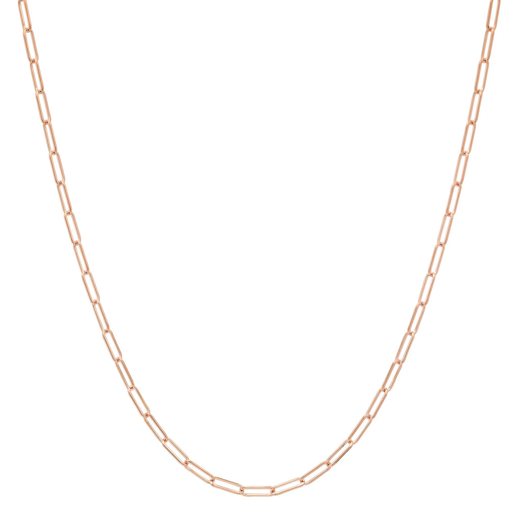 2MM Solid Paper Clip Chain