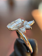 Floral Cluster Engagement Ring
