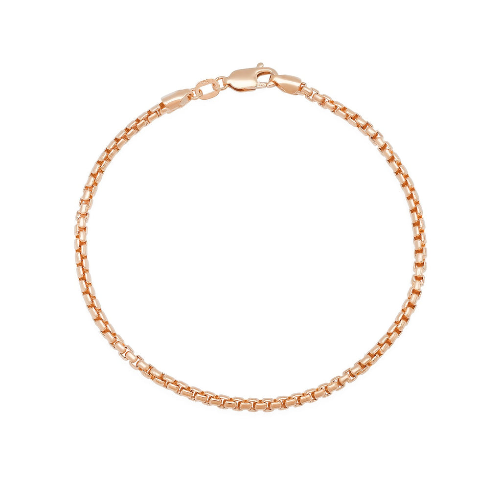 2.5MM Solid Rounded Box Bracelet — detail 3