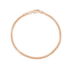 2.5MM Solid Rounded Box Bracelet — detail 3
