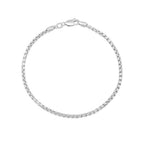 2.5MM Solid Rounded Box Bracelet — detail 2