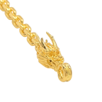 2.6MM Solid Anchor Link Dragon & Tail Bracelet — detail 4