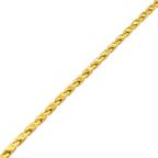 2.6MM Semi-Hollow Bullet Link Bracelet — detail 2