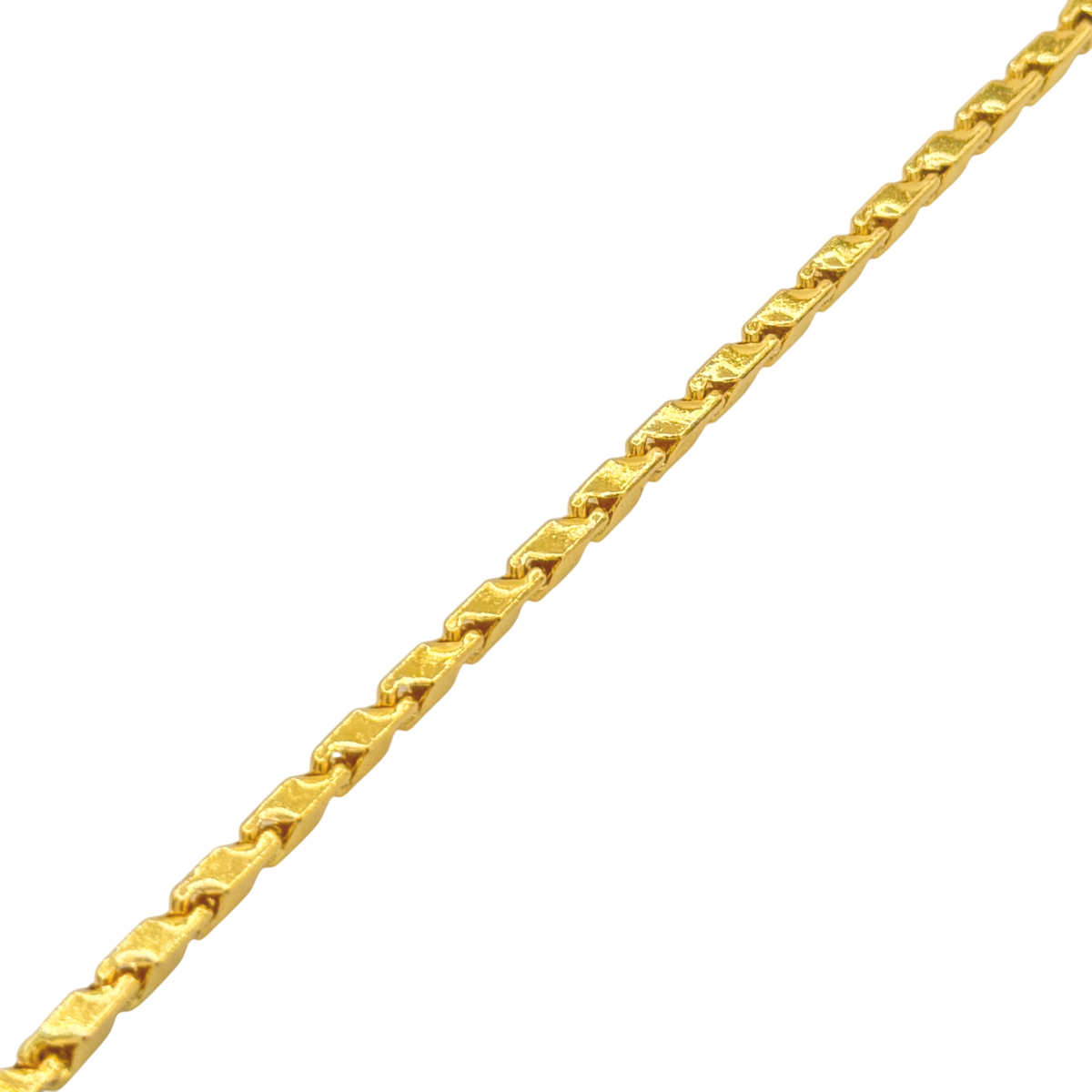 2.6MM Semi-Hollow Bullet Link Bracelet — detail 2