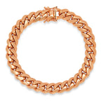 9MM Solid Miami Cuban Link Bracelet — detail 3