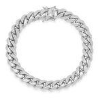 9MM Solid Miami Cuban Link Bracelet — detail 2
