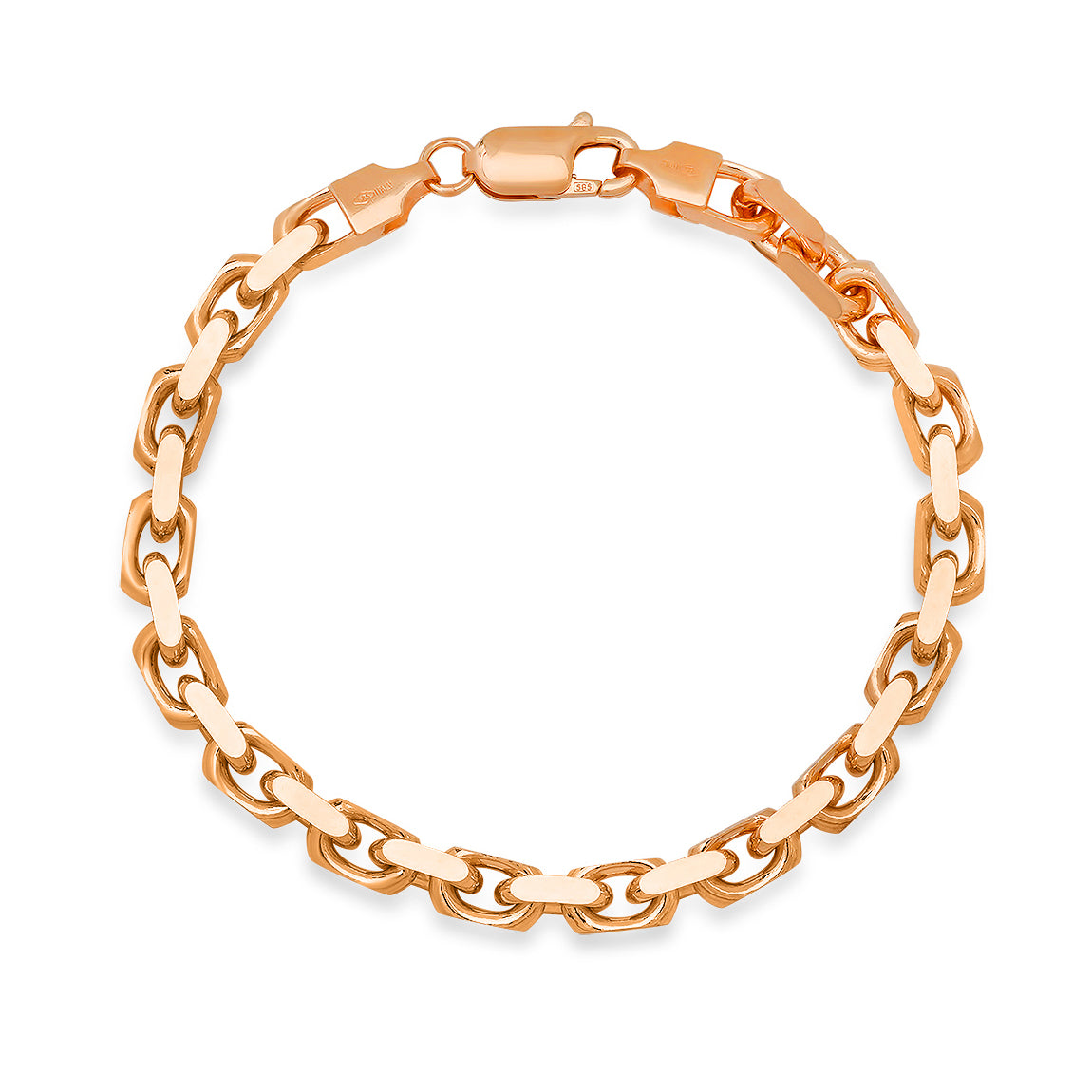 5MM Solid Heavy Link Bracelet — detail 3