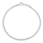 2.5MM Solid Plain Franco Bracelet — detail 2