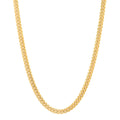 4.5MM Solid Miami Cuban Link Chain in yellow gold