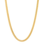 4.5MM Solid Miami Cuban Link Chain in yellow gold