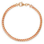 3.5MM Solid Plain Franco Bracelet — detail 3