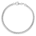 3.5MM Solid Plain Franco Bracelet — detail 2