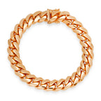 11.5MM Solid Miami Cuban Link Bracelet — detail 3