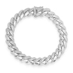 11.5MM Solid Miami Cuban Link Bracelet — detail 2