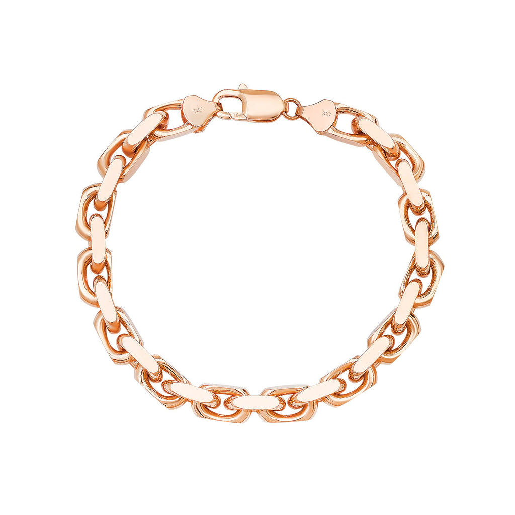 6.5MM Solid Heavy Link Bracelet — detail 3