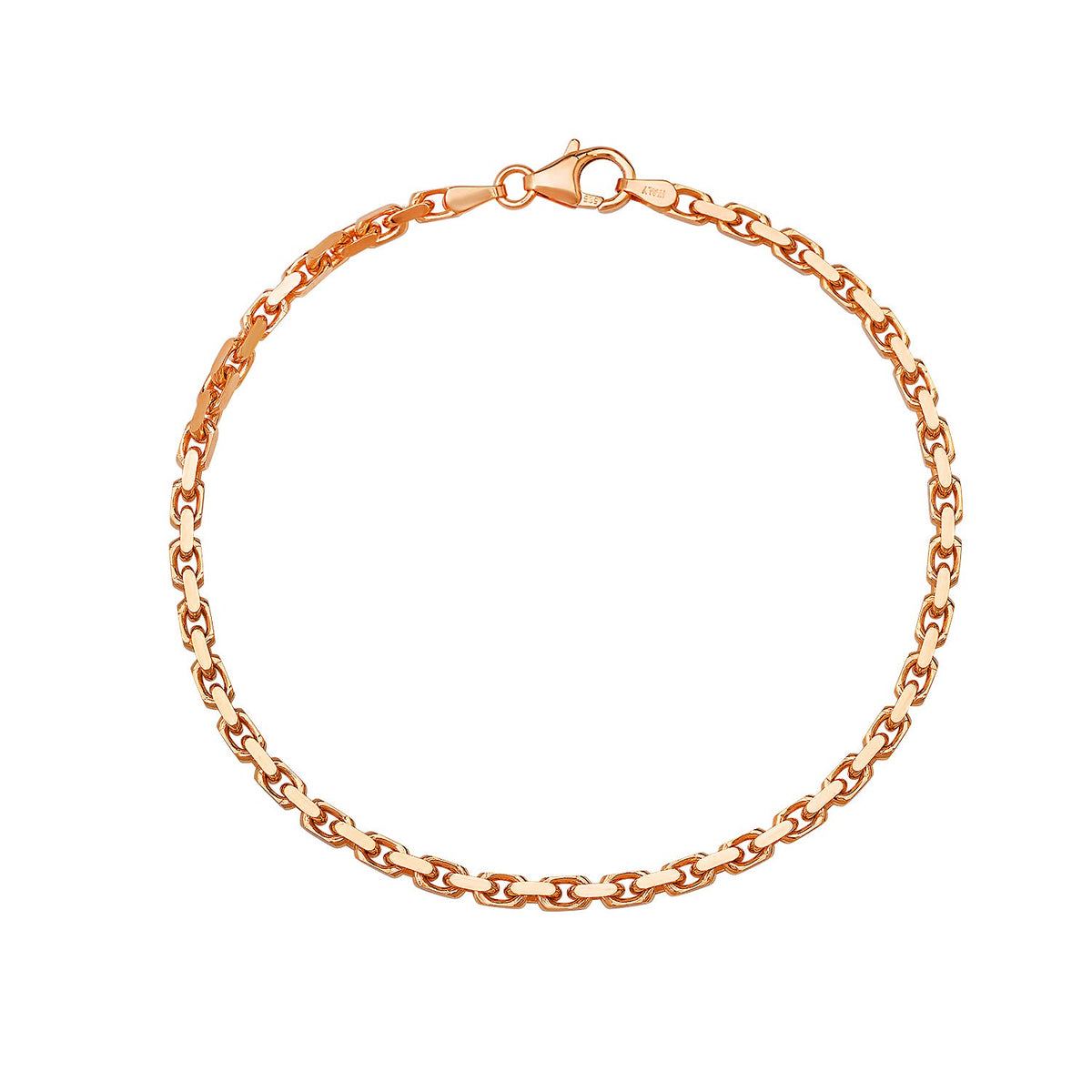 2.4MM Solid Heavy Link Bracelet — detail 3