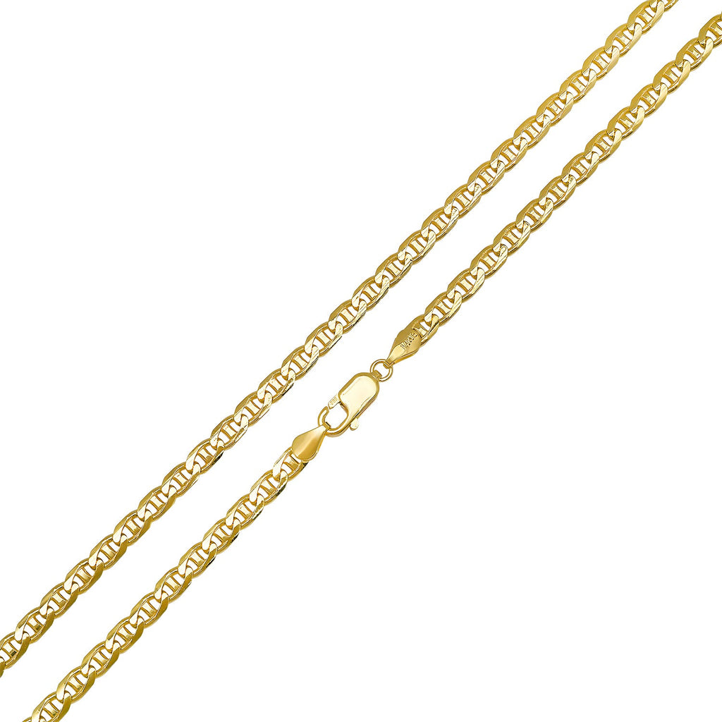 3.5MM Solid Yacht Link Chain detail view