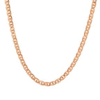4.5MM Solid Yacht Link Chain in rose gold