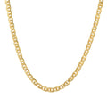 4.5MM Solid Yacht Link Chain in yellow gold