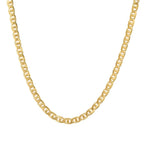 4.5MM Solid Yacht Link Chain in yellow gold