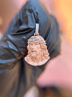 Museum-Level Jesus Diamond Pendant