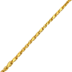 2MM Semi-Hollow Bullet and Anchor Link Bracelet — detail 2