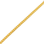 2MM Solid Diamond-Cut Franco Bracelet — detail 3