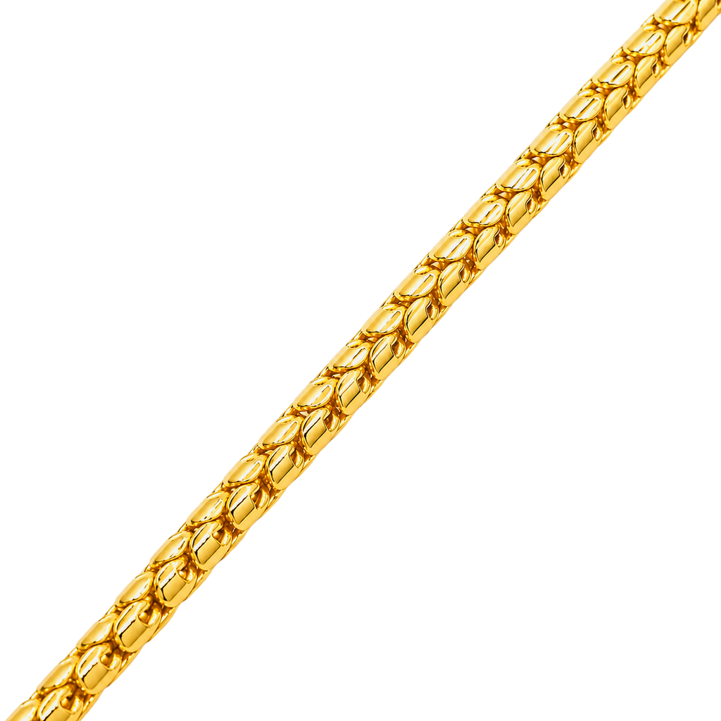 3.5MM Solid Dragon Scale Bracelet — detail 2