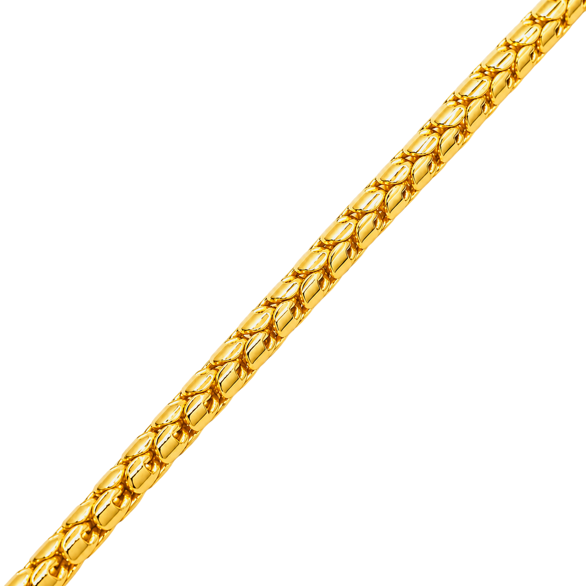 3.5MM Solid Dragon Scale Bracelet — detail 2