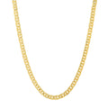 3.5MM Solid Yacht Link Chain in yellow gold