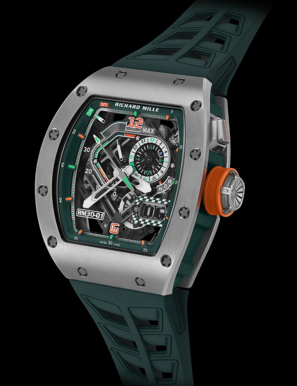 Pre-owned Richard Mille, RM 30-01, Automatic Winding with Declutchable Rotor Le Mans Classic – view 4