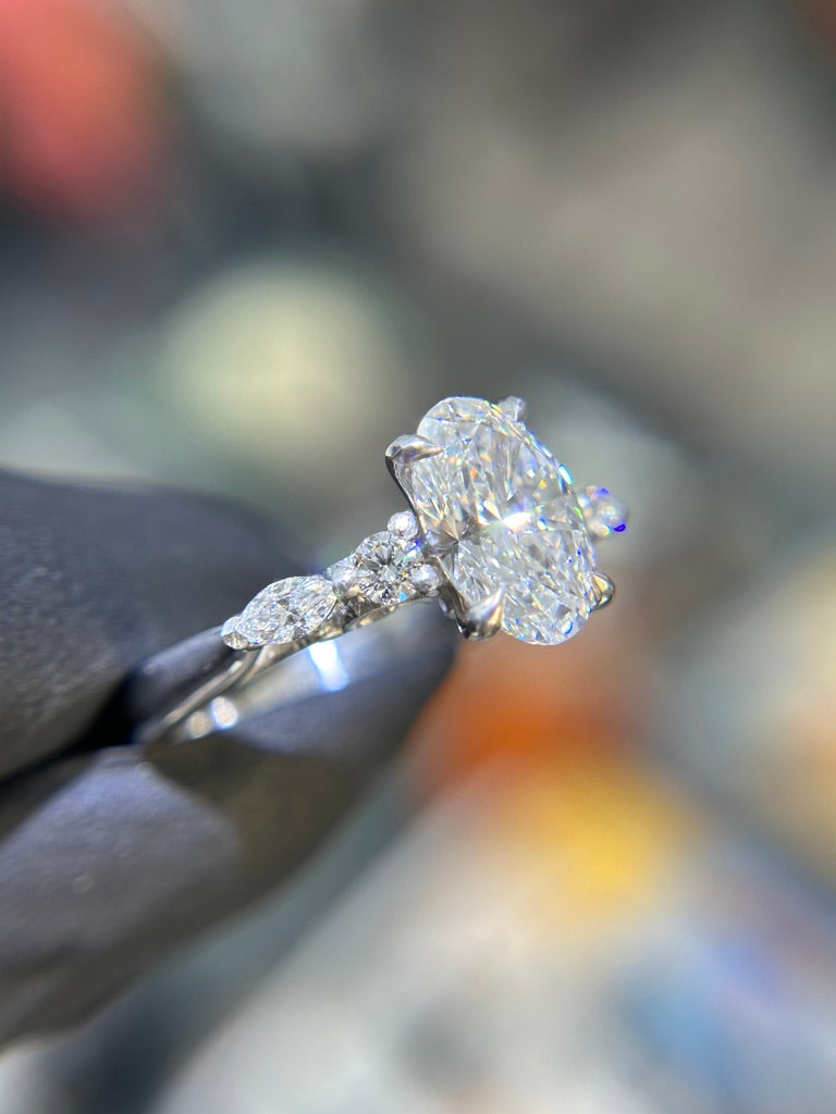 Vintage Filigree Engagement Ring