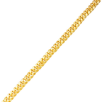 4.5MM Solid Flat Cuban Link Bracelet — detail 2