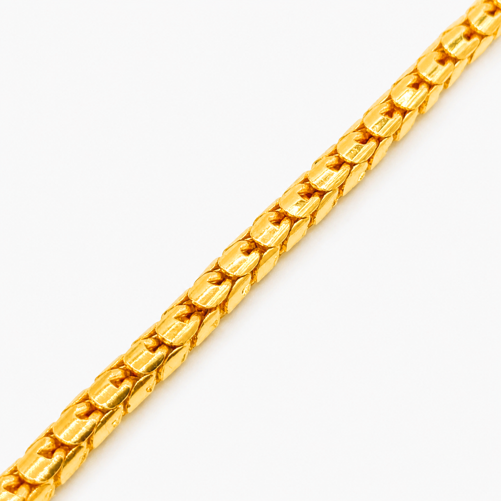 4.6MM Solid Dragon Scale Bracelet — detail 2