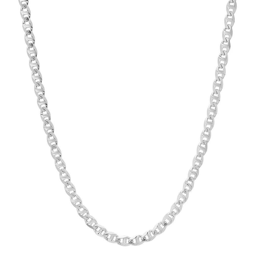 4MM Solid Diamond-Cut Mariner Chain