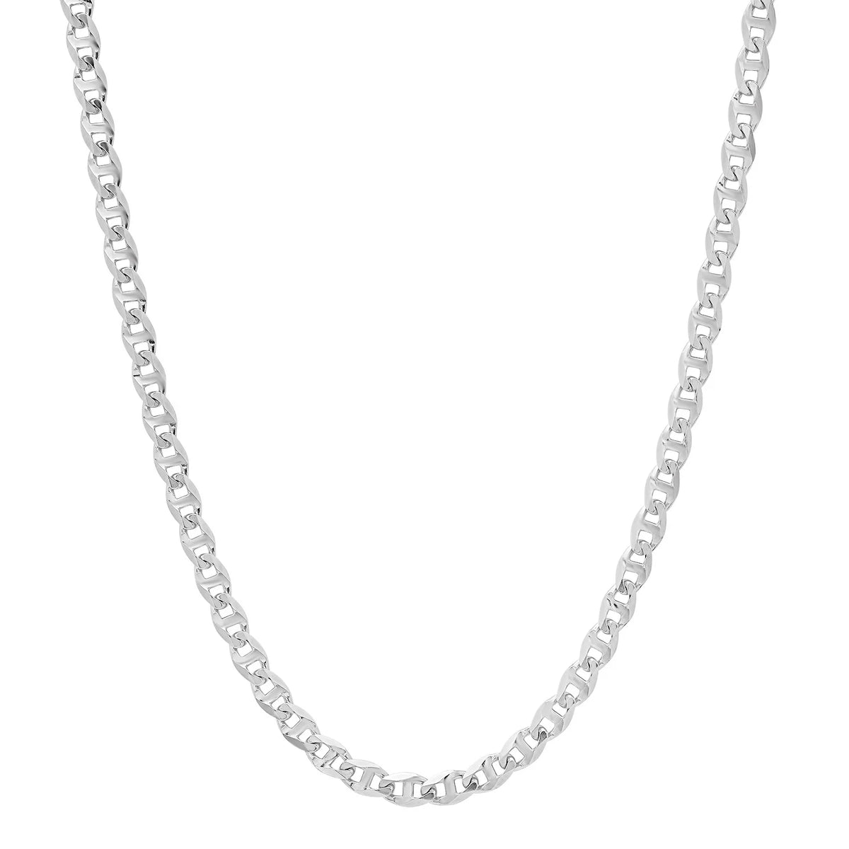 4MM Solid Diamond-Cut Mariner Chain
