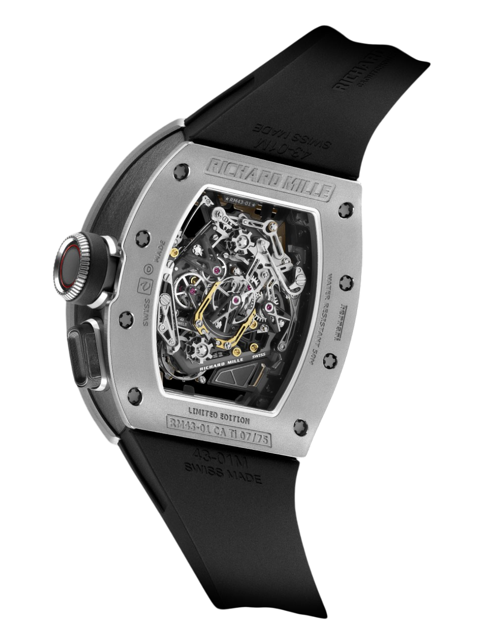 Richard Mille - RM 43-01 - Manual Winding Tourbillon Split-Seconds Chronograph Ferrari