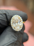 Classic Halo Solitaire Engagement Ring