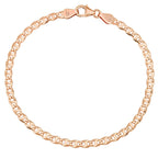 4.5MM Solid Diamond-Cut Mariner Bracelet — detail 3