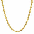 4MM Solid Diamond-Cut Rope Chain