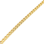 4MM Solid Diamond-Cut Franco Bracelet — detail 2