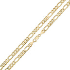 5.5MM Solid Plain Figaro Chain detail view